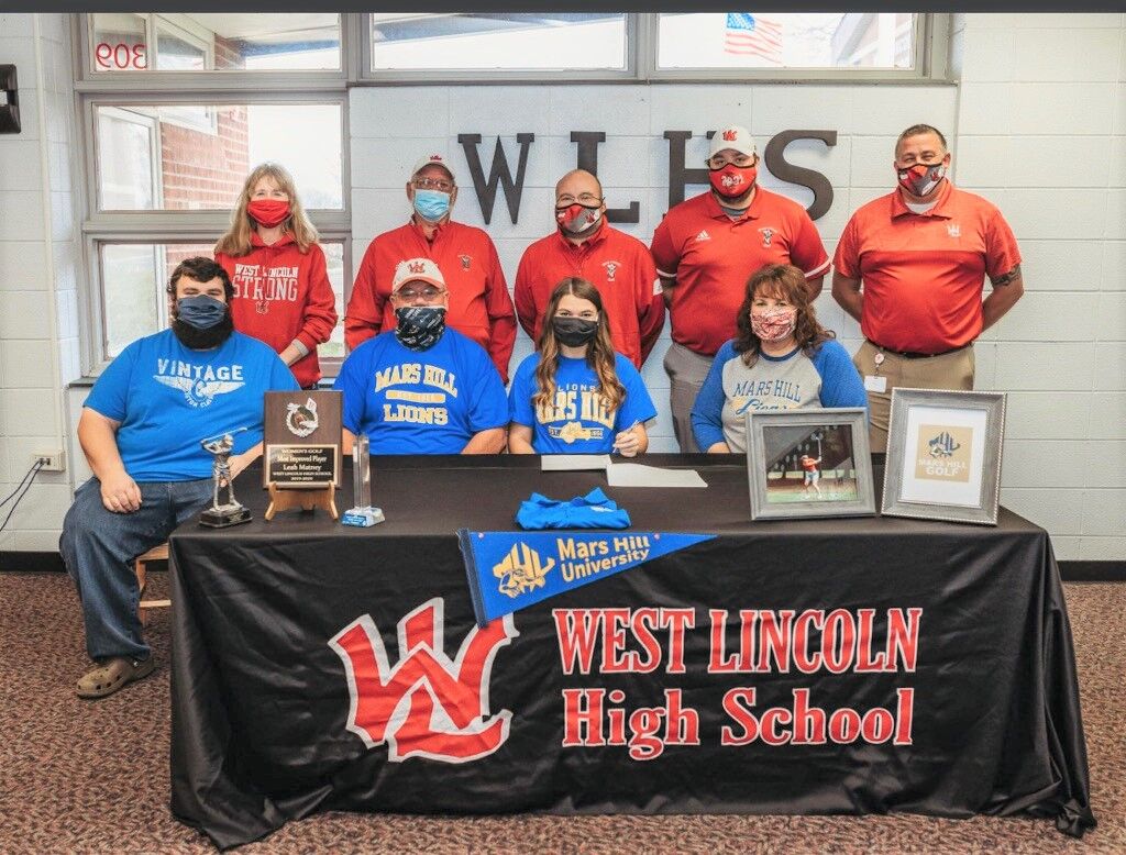 West Lincoln’s Matney signs to play golf at Mars Hill University